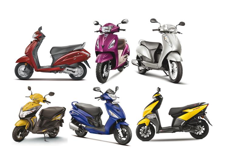 TVS Motor Co's NTorq 125 is the newest entrant in the best-selling scooter's chart and joins the band of more established players.