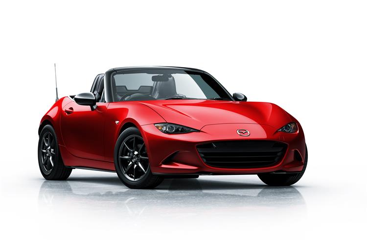 Bio-based engineering plastic will be used for the first time for interior parts for the all-new Mazda MX-5.