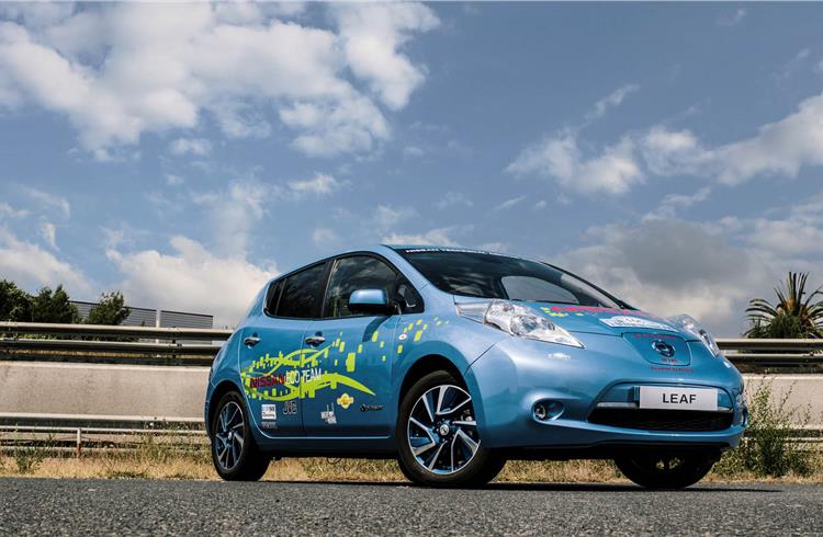 Nissan staffers build 48 kWh Leaf prototype in their spare time