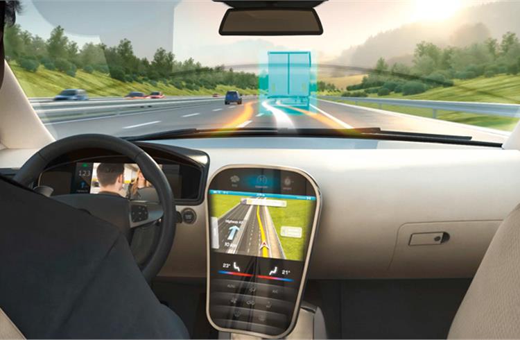 Continental’s Cruising Chauffeur enables automated driving (SAE Level 3) for highway/freeway environments excluding entry ramps and exits, including handling of traffic jams and stop-and-go traffic.