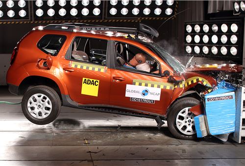 Renault Duster base variant gets zero stars, single-airbag model bags 3 in Global NCAP crash test