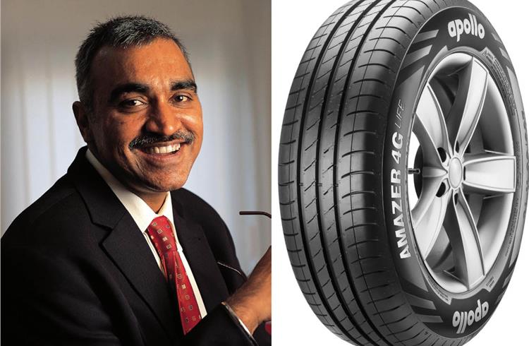 Apollo Tyres’ Satish Sharma: “Our controlled test results have proven that the tyre can go up to 100,000km and beyond.”