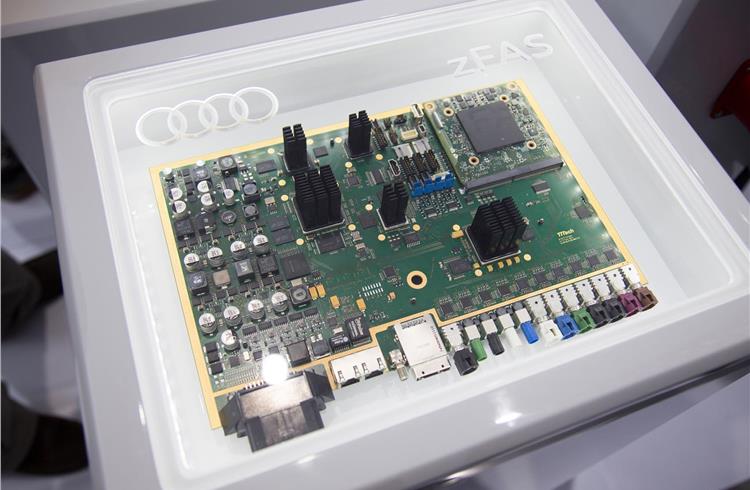 The central driver assistance controller (zFAS) uses cutting edge, high performance processors and will work its way into Audi’s model range step by step in the foreseeable future.