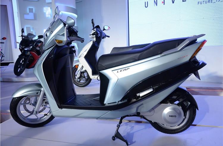 Exclusive: Hero MotoCorp to launch hybrid Leap scooter in February 2015