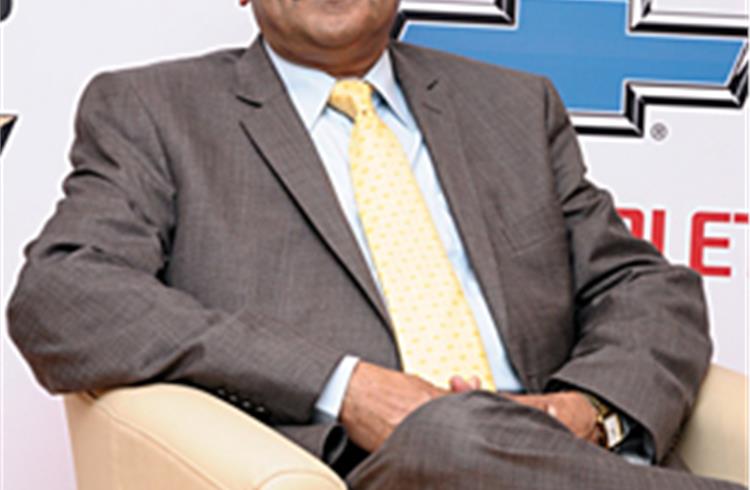 June 1, 2012: P Balendran, Vice President, GM India