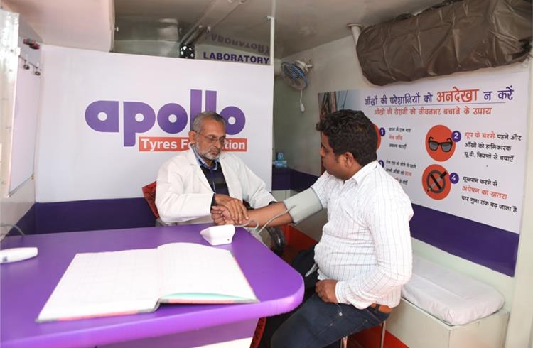 Apollo Tyres starts mobile medical unit for truckers 