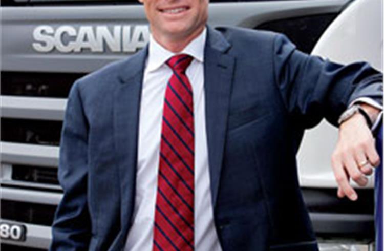 December 1, 2012: Henrik Fagrenius, managing director, Scania Commercial Vehicles India