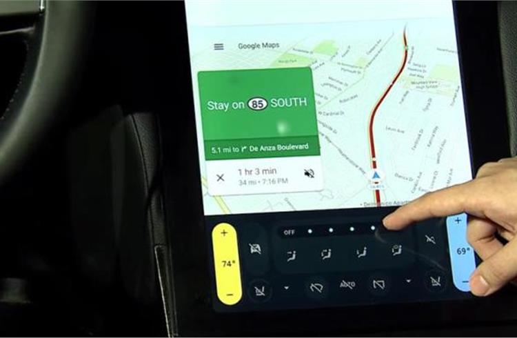 New Google Android to control more in-car features