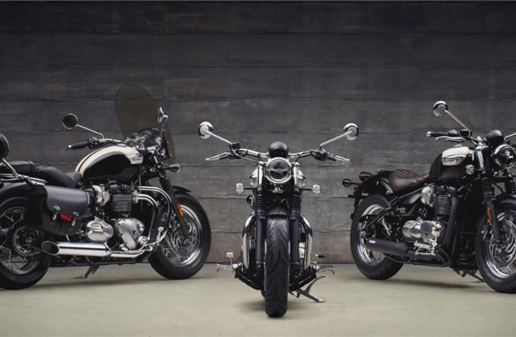 Triumph to expand CKD assembly to 90 percent of model range, introduces Bonneville Speedmaster