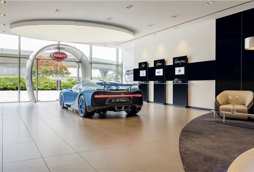 Bugatti's new Dubai showroom is its largest in the world