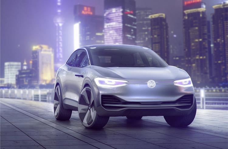 The Volkswagen ID Crozz is the firm's latest electric concept car.