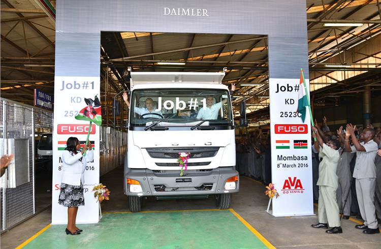 Daimler Trucks Asia begins CKD production of Fuso range  in Africa
