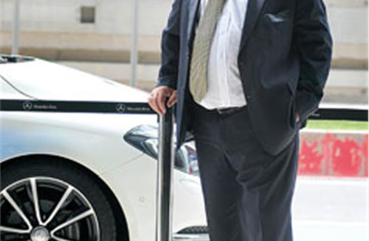 August  1, 2012: Peter Honegg, CEO & MD, Mercedes-Benz India