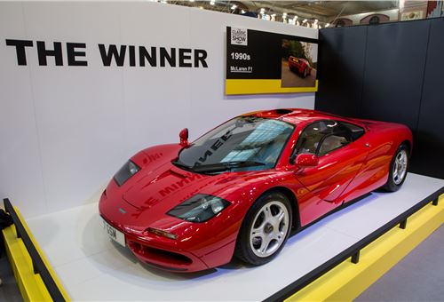 McLaren F1 named greatest supercar ever at The Classic & Sports Car Show