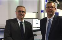 Felix Hoben, member of Mgt Board and COO, Industrial Metrology, Carl Zeiss with Daniel Sims, MD, Carl Zeiss India