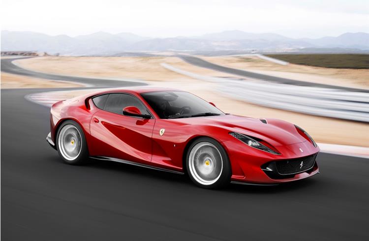 Ferrari unveils 812 Superfast in India