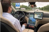 The company started testing automated driving on public roads at the beginning of 2013.