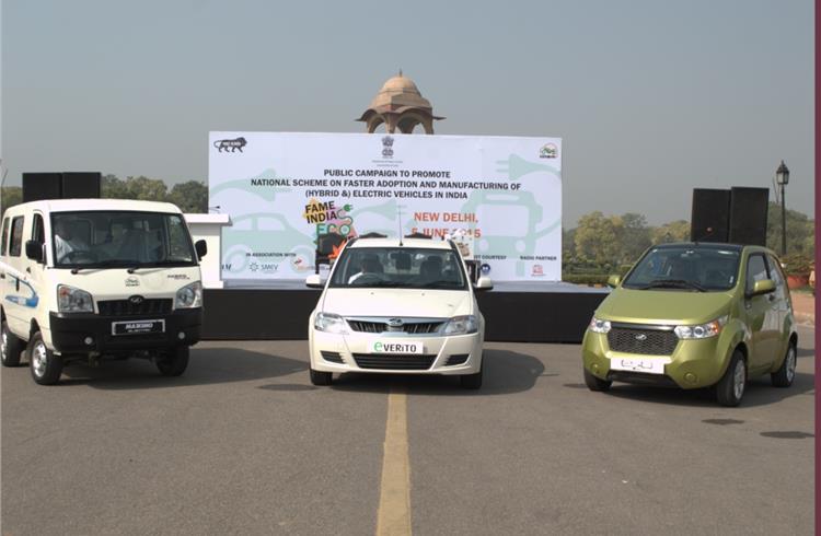 Mahindra joins FAME India Eco Drive with EV fleet