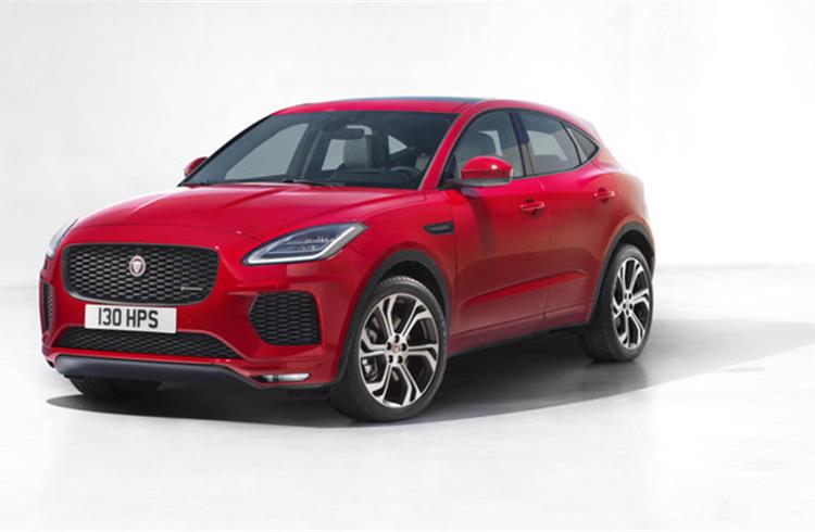 New models like the Jaguar E-Pace (image) have driven Jaguar's sales in April 2018