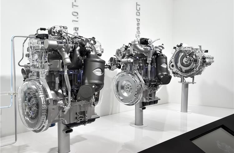 Hyundai unveils downsized 1.0, 1.4 turbo engines and 7-speed transmission at Paris