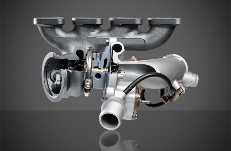 A Honeywell petrol wastegate turbocharger used in the 1.4-litre Tata  Zest.