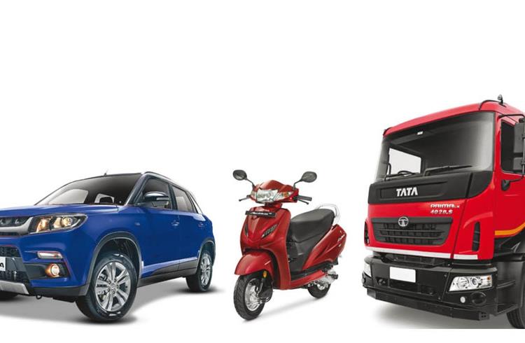 India Sales – July 2017:  Passenger Vehicles, Two-Wheelers and CVs headed for good times