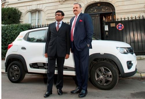 Made-in-India Renault Kwid completes epic 18,996km, 13-country, Delhi-to-Paris drive