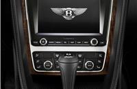Continental GT centre console also features a new black gear lever surround