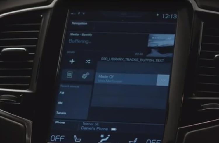 Volvo Cars and Spotify integration