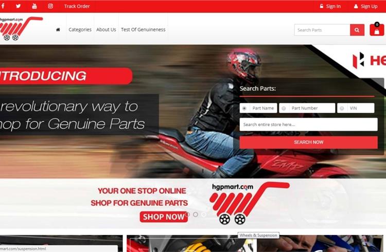 Hero MotoCorp launches e-commerce portal to retail genuine parts
