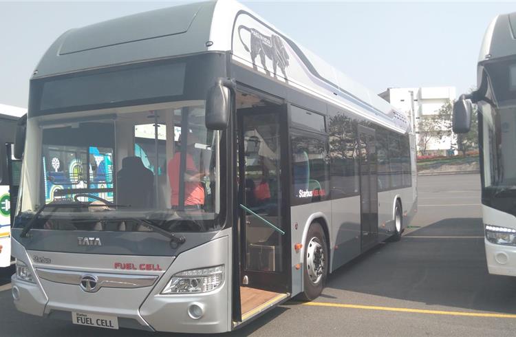 In January 2017, Tata Motors had showcased the Starbus Fuel Cell bus, along with electric, hybrid and LNG buses.