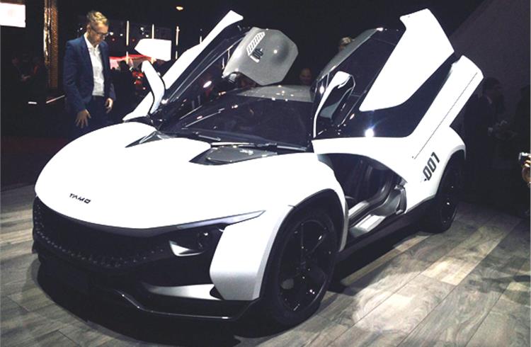 Tata Motors reveals snazzy Racemo sportscar in Geneva