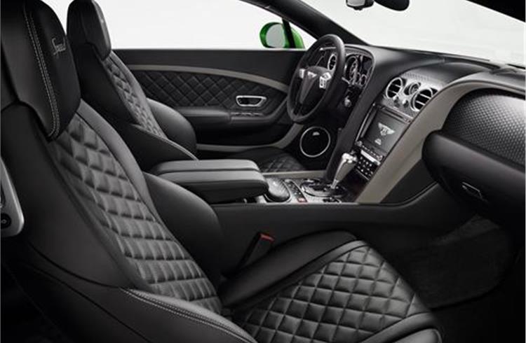 Continental GT Speed interiors can now be specified with softer semi-aniline leather.