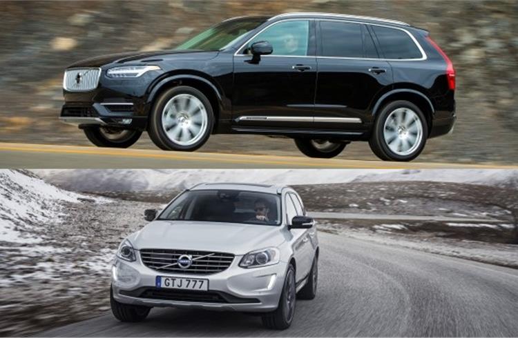 The XC90 and the XC60 were the top selling models for Volvo Cars in April.