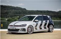 The Golf GTI Next Level has 405bhp and a suite of entertainment tech showpieces in the rear