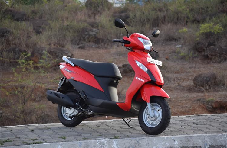 Suzuki is notching good sales with its scooters like the Lets.