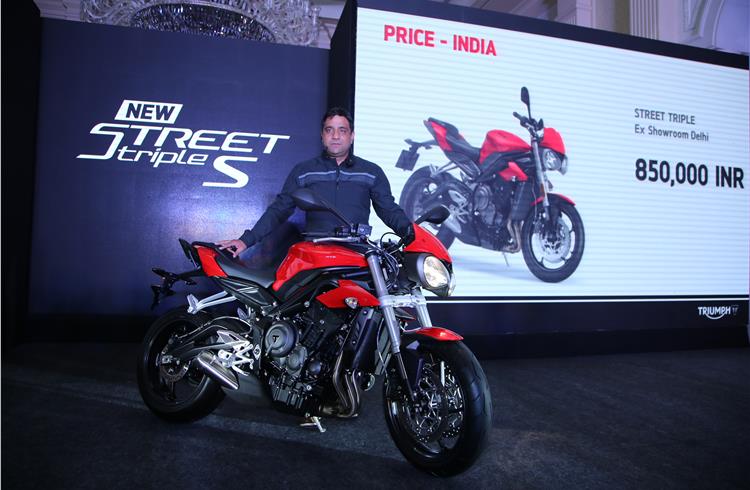 Triumph launches new Street Triple S variant in India at Rs 850,000