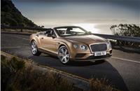 The Continental GT gets a new front bumper, a smaller radiator shell and more pronounced fenders.
