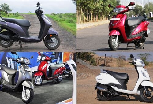 INDIA SALES: Top 10 Scooters in November 2016