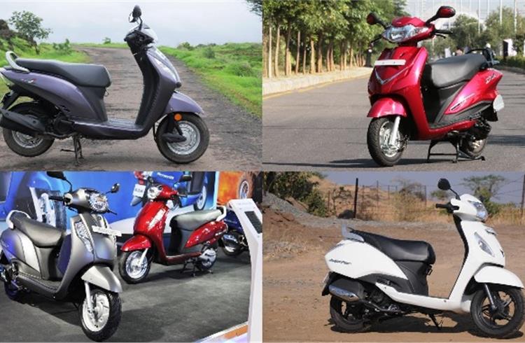 INDIA SALES: Top 10 Scooters in November 2016