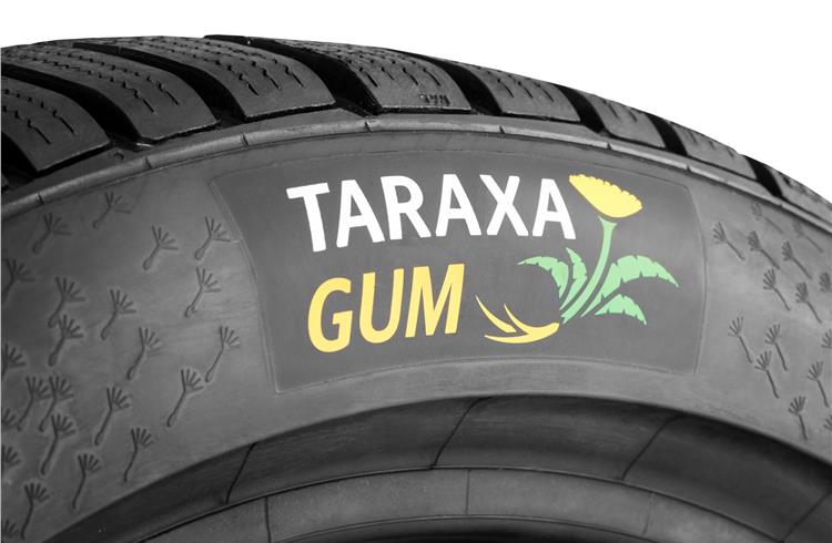 First dandelion rubber tyres successfully pass test drive