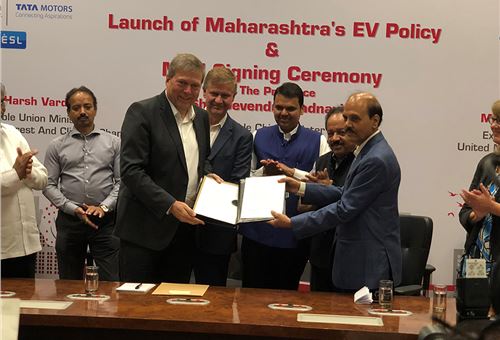 Tata Motors signs  MoU with Maharashtra government to promote e-mobility