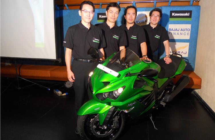 Kawasaki races for 1,500 bike sales in India in CY 2014