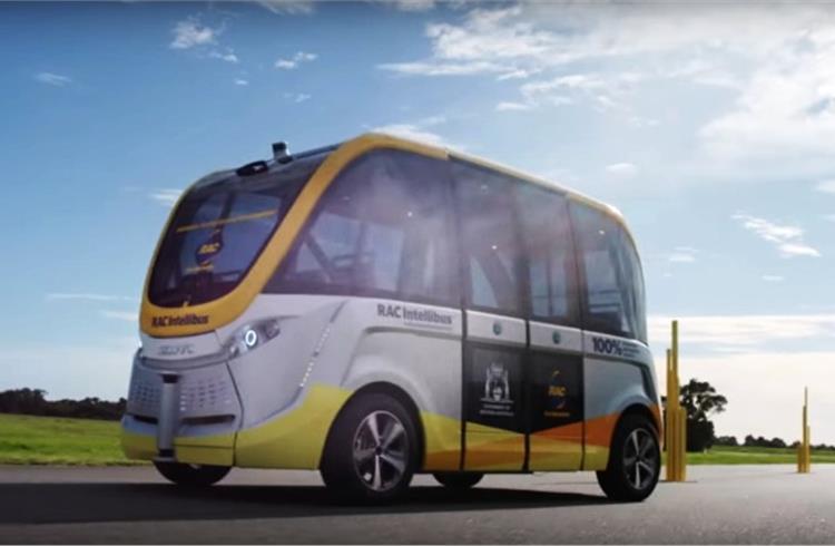 Australia begins trial of its first driverless bus