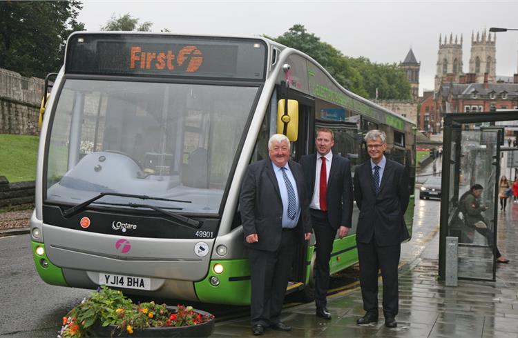 First York's fleet of 12 Optare electric buses racked up the impressive total in just 21 months, around nine months ahead of schedule.