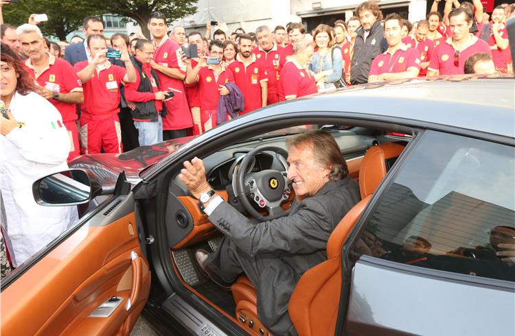 Luca Di Montezemolo bids an emotional farewell to the Ferrari GT division