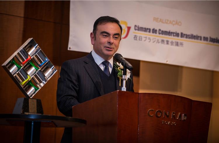 Brazilian Chamber of Commerce in Japan selects Carlos Ghosn as Person of the Year 2014