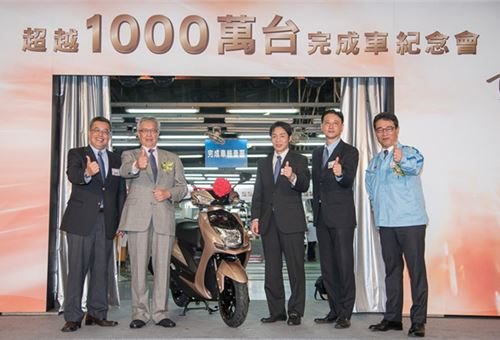 Yamaha rolls out its 10-millionth motorcycle in Taiwan