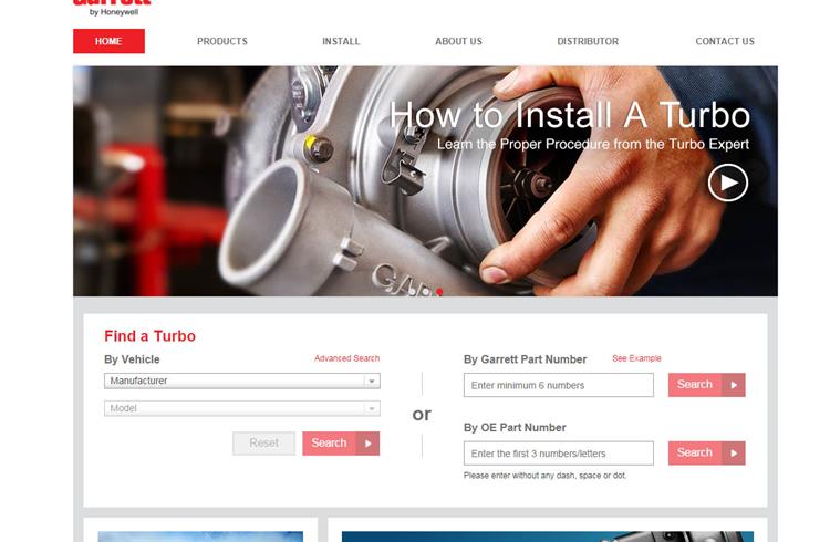 Honeywell unveils new turbo aftermarket website