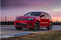 The Trackhawk will sit above the 462bhp Grand Cherokee SRT, the current most potent Jeep, in the range.